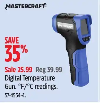 Canadian Tire Mastercraft Digital Temperature Gun offer