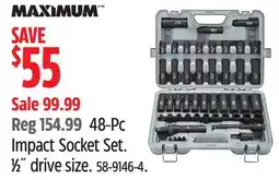 Canadian Tire Maximum 48-Pc Impact Socket Set offer