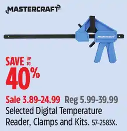 Canadian Tire Mastercraft Selected Digital Temperature Reader, Clamps and Kits offer