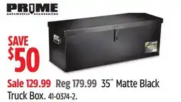 Canadian Tire PRIME 1 35˝ Matte Black Truck Box offer