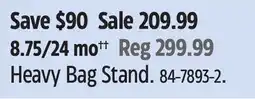 Canadian Tire Everlast Heavy Bag Stand offer