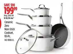 Canadian Tire the-rock Ceramic Zero Non-Stick Cookset offer