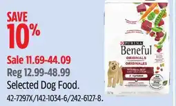 Canadian Tire Purina Selected Dog Food offer