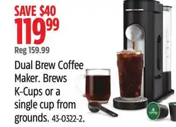 Canadian Tire Dual Brew Coffee Maker offer