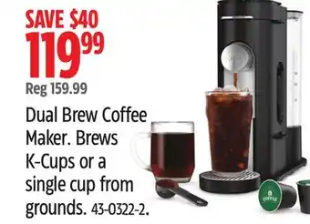 Canadian Tire Dual Brew Coffee Maker offer
