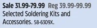 Canadian Tire Selected Soldering Kits and Accessories offer