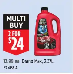 Canadian Tire Drano Max offer