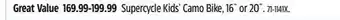Canadian Tire Supercycle Kids' Camo Bike, 16˝ or 20˝ offer