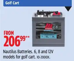 Canadian Tire MOTOMASTER Nautilus Batteries offer