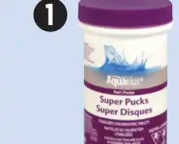 Canadian Tire Aquarius Pool Stabilized Chlorine Pucks offer