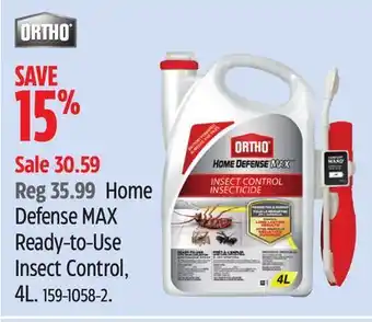 Canadian Tire Home Defense MAX Ready-to-Use Insect Control offer
