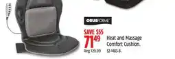 Canadian Tire Obusforme Heat and Massage Comfort Cushion offer