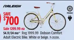 Canadian Tire Raleigh Dobson Comfort Adult Electric Bike offer