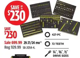Canadian Tire STANLEY Black Chrome Socket Sets offer