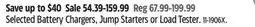 Canadian Tire Motomaster Selected Battery Chargers, Jump Starters or Load Tester offer
