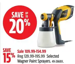 Canadian Tire Wagner Selected Wagner Paint Sprayers offer