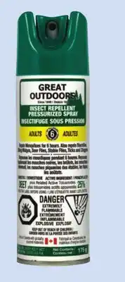 Canadian Tire great-outdoors Watkins Insect Repellent offer
