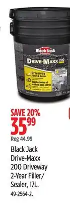 Canadian Tire Black Jack Drive-Maxx 200 Driveway 2-Year Filler/Sealer, 17L offer