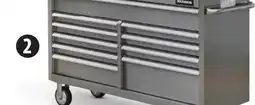 Canadian Tire 56˝10-Drawer Cabinet with Butcher-Block Top offer