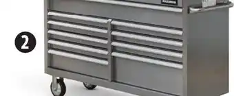 Canadian Tire 56˝10-Drawer Cabinet with Butcher-Block Top offer