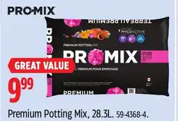 Canadian Tire Pro-mix Premium Potting Mix, 28.3L offer