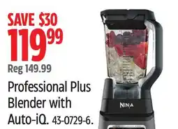 Canadian Tire NINJA Professional Plus Blender with Auto-iQ offer