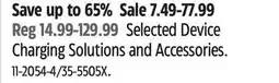 Canadian Tire Scosche Selected Device Charging Solutions and Accessories offer