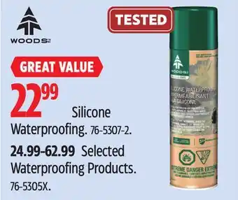 Canadian Tire Woods Silicone Waterproofing offer