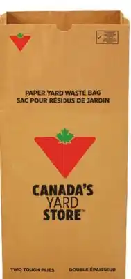 Canadian Tire Canadian Tire Compostable 2-Ply Leaf Bags, 20-Pack offer