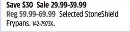 Canadian Tire Selected StoneShield Frypans offer