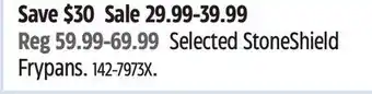 Canadian Tire Selected StoneShield Frypans offer
