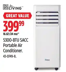 Canadian Tire For Living 5300-BTU SACC Portable Air Conditioner offer