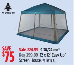 Canadian Tire woods Screen House offer