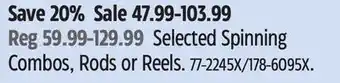 Canadian Tire Abu Garcia Selected Spinning Combos, Rods or Reels offer