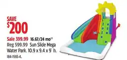 Canadian Tire Sun Slide Mega Water Park offer