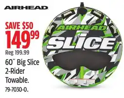 Canadian Tire Airhead 60˝ Big Slice 2-Rider Towable offer