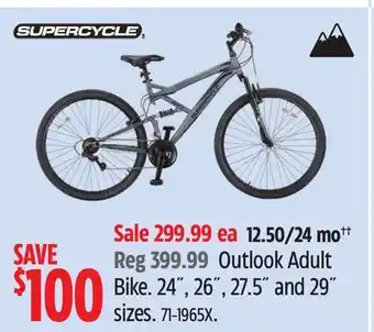 Canadian Tire Supercycle Outlook Adult Bike offer