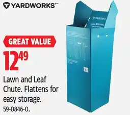 Canadian Tire Yardworks Lawn and Leaf Chute offer