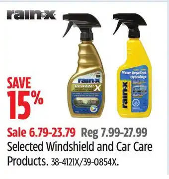 Canadian Tire Rain-x Selected Windshield and Car Care Products offer