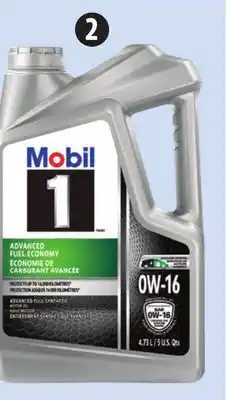 Canadian Tire Mobil-1 Synthetic Motor Oil offer