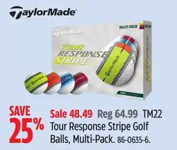 Canadian Tire Taylormade TM22 Tour Response Stripe Golf Balls, Multi-Pack offer