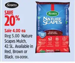 Canadian Tire Scotts Nature Scapes Mulch offer