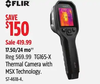 Canadian Tire Flir Thermal Camera with MSX Technology offer