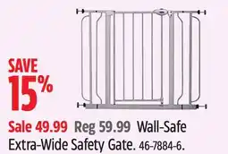 Canadian Tire Wall-Safe Extra-Wide Safety Gate offer