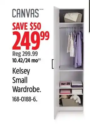 Canadian Tire Canvas Kelsey Small Wardrobe offer