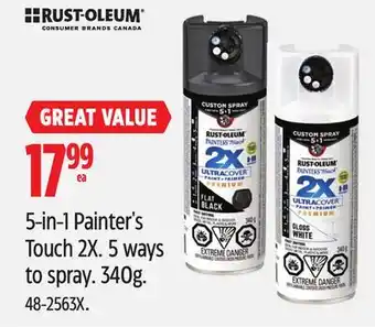 Canadian Tire Rust-Oleum 5-in-1 Painter's Touch 2X offer