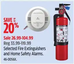 Canadian Tire Selected Fire Extinguishers and Home Safety Alarms offer