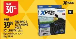 Canadian Tire XHOSE PRO DAC 5 EXPANDING HOSE offer