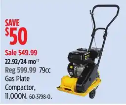 Canadian Tire Gas Plate Compactor offer