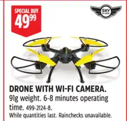 Canadian Tire SKY-RIDER DRONE WITH WI-FI CAMERA offer